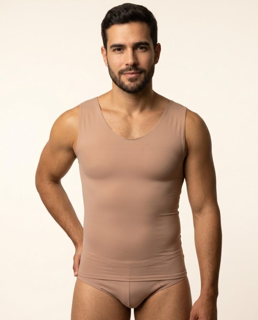 Camiseta regata masculina fechada