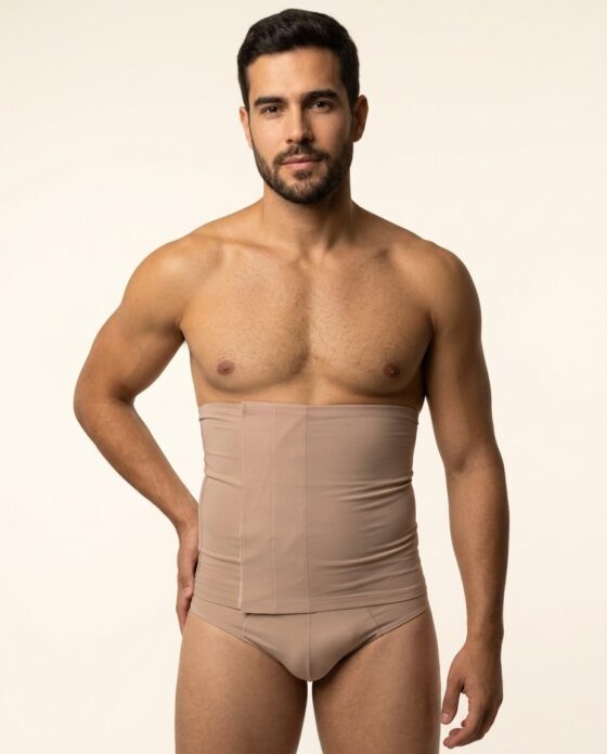 Faixa abdominal Bellcorpus com velcro, ref. 1014 MV